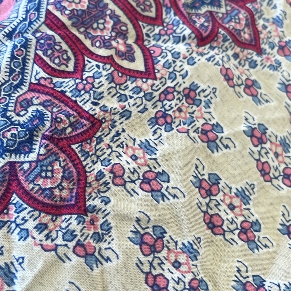 Saint Tropez West Gray Purple Floral Sleeveless Tank Top Large - Picture 14 of 14